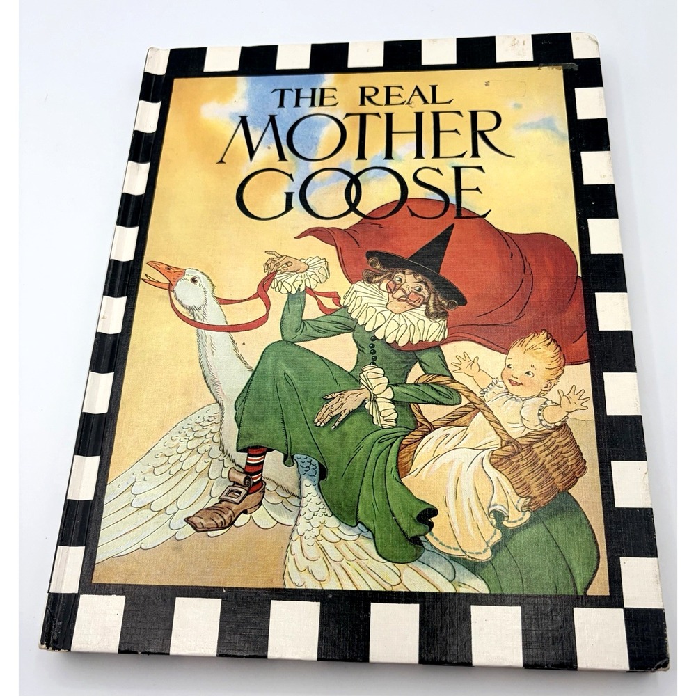 The Real Mother Goose Rand McNally Hardcover 1975 Vintage Childrens Book Nursery